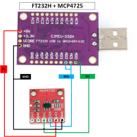 FT232H + MCP4725