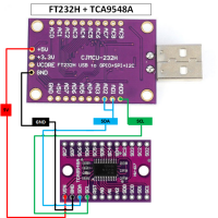 FT232H + TCA9548A