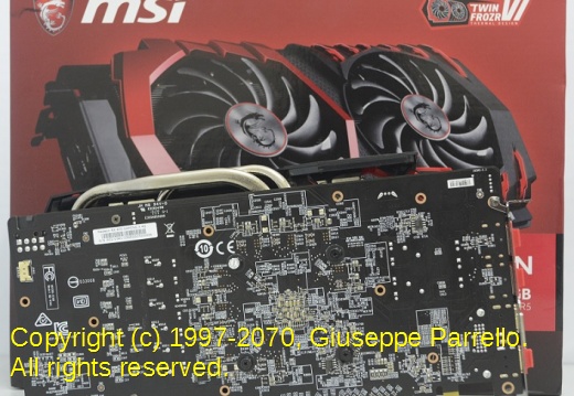 MSI RX 470 Gaming X Backplate